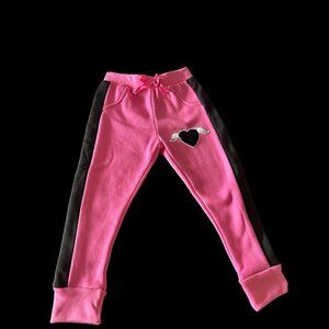 Toddler Pink Velvet sweat pants 2T New